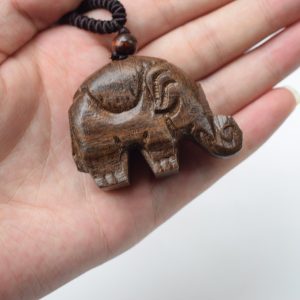 Wooden Pendant Necklaces 06